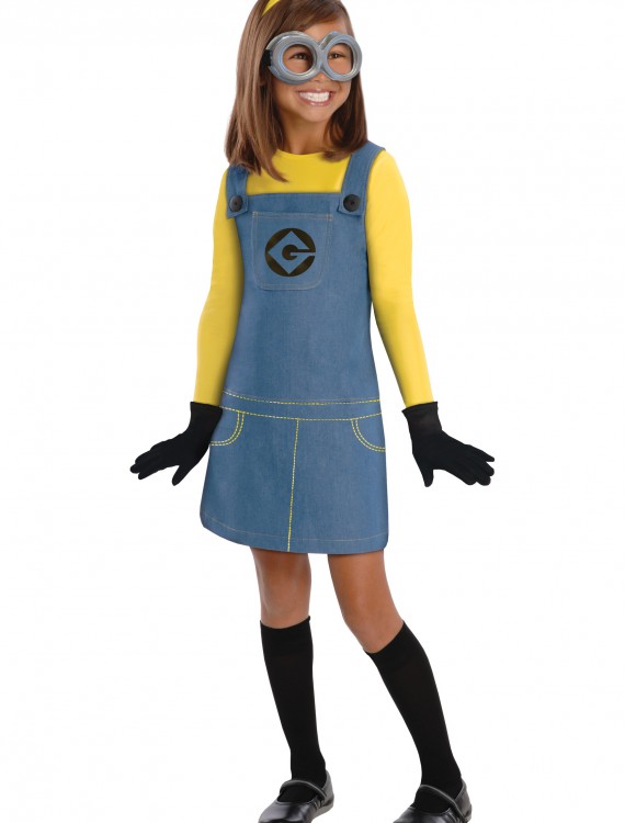 Child Girls Minion Costume buy now