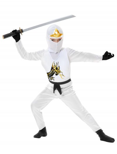 Child Ninja Avengers Series II White Costume buy now