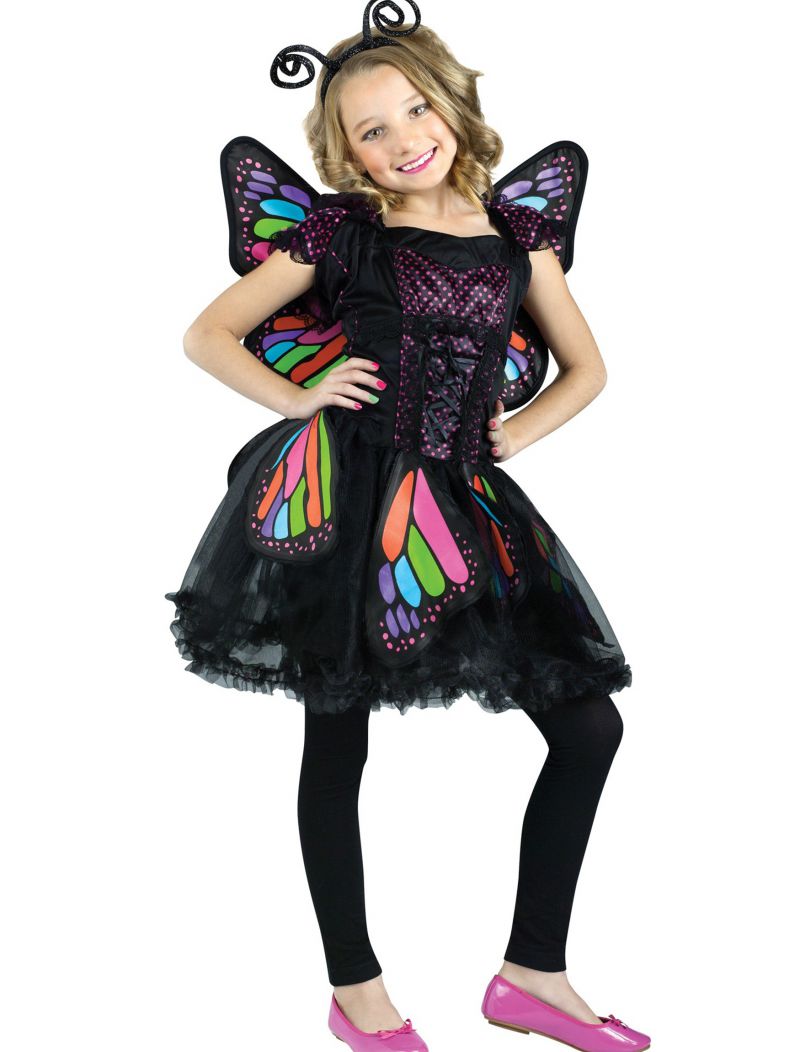 Child Rainbow Butterfly Costume - Halloween Costumes