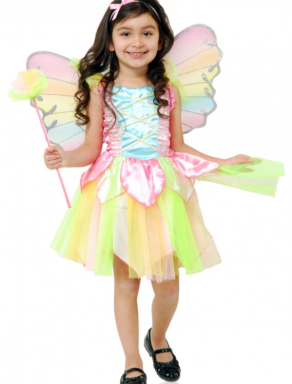Child Rainbow Princess Fairy Costume buy now