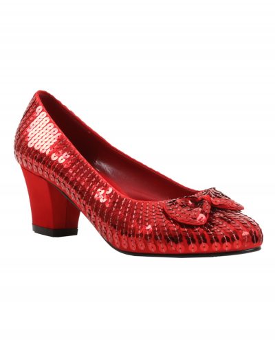Child Red Sequin Shoes buy now