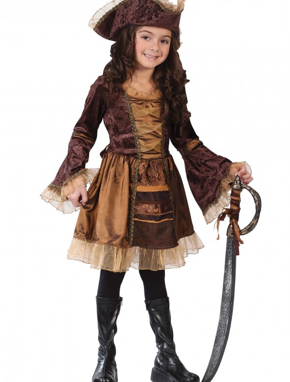 Child Sassy Victorian Pirate Costume buy now