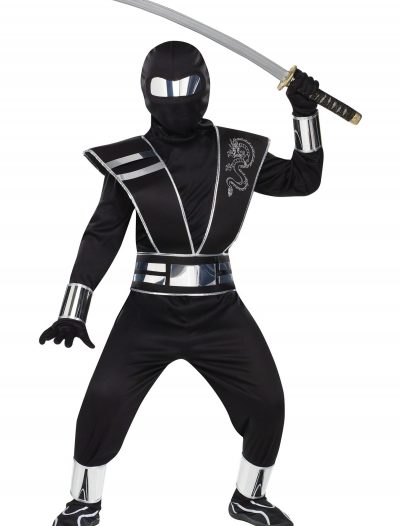 Child Silver Mirror Ninja Costume buy now