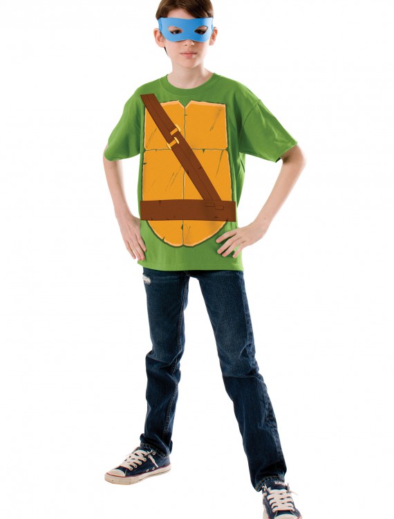 Child TMNT Leonardo Costume Top buy now
