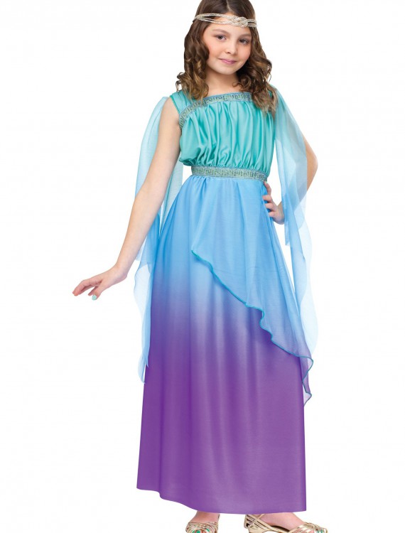 Child Tricolor Ombre Goddess Costume buy now