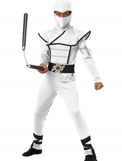 Child White Stealth Ninja Costume buy now