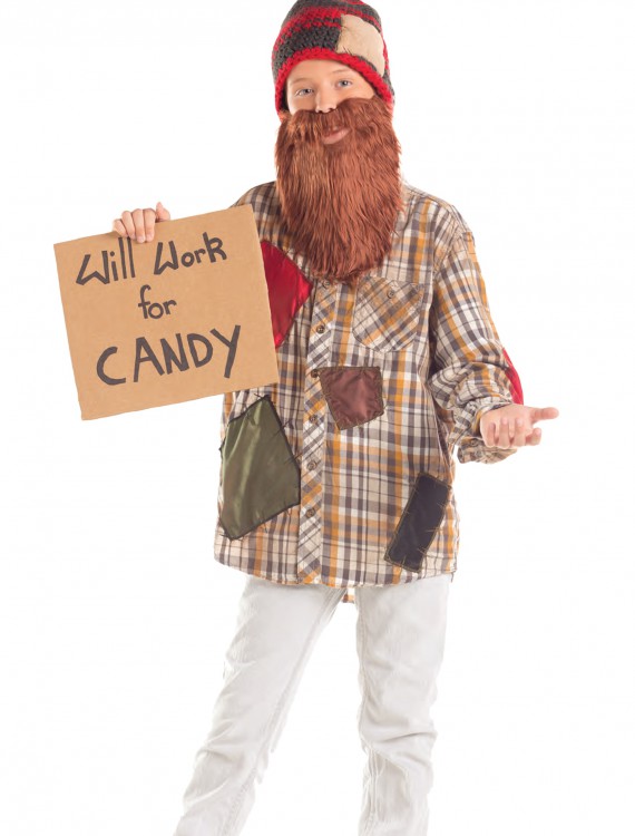 Child Will Work For Candy Hobo Costume buy now