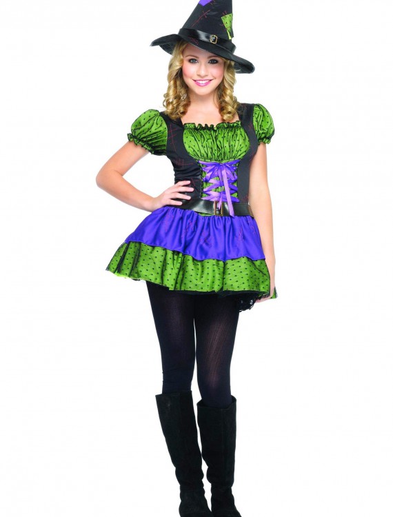 Colorful Teen Witch Costume buy now