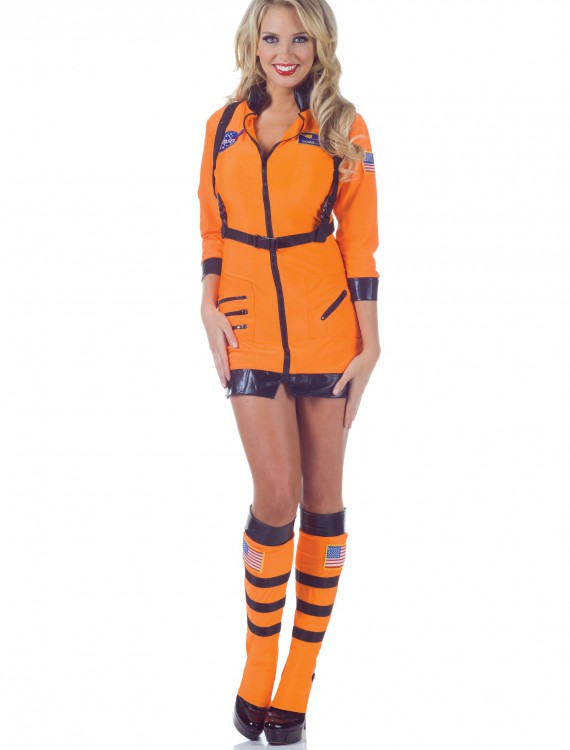 Cosmic Women's Orange Astronaut Costume buy now
