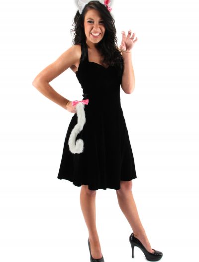 Cute Kitty White Ears & Tail Set buy now