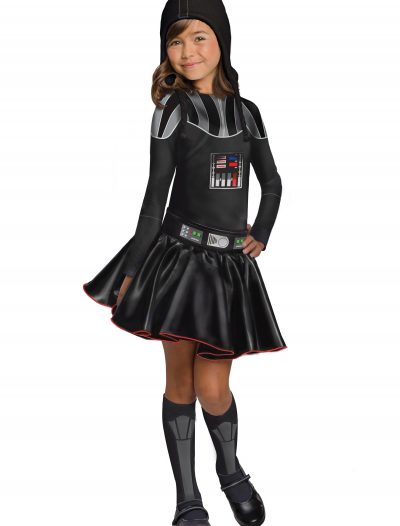 Darth Vader Girls Dress Costume buy now