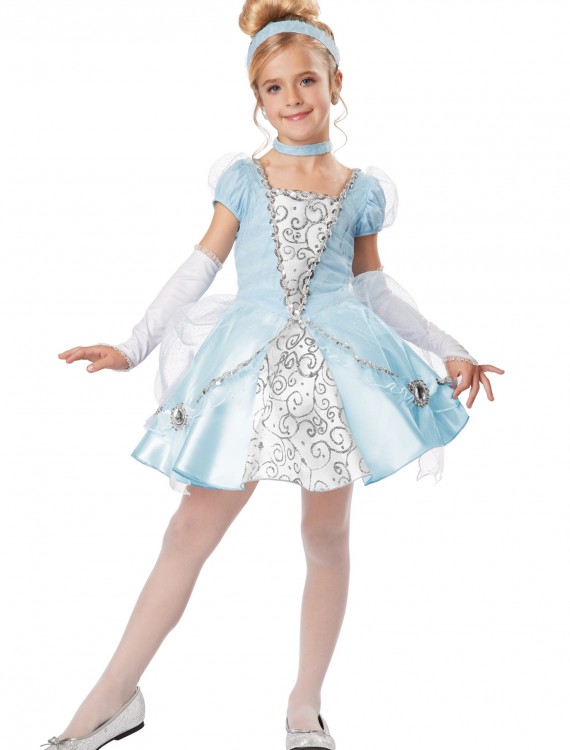 Deluxe Girls Cinderella Costume buy now