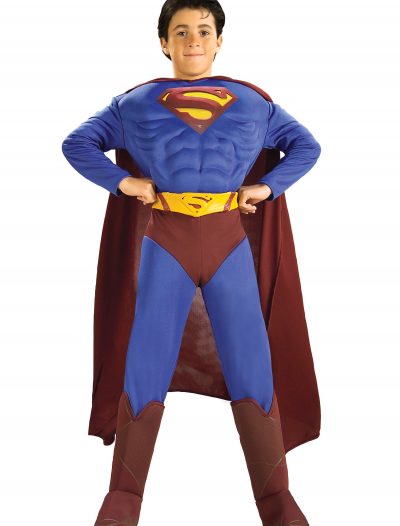 Deluxe Child Muscle Chest Superman Costume buy now