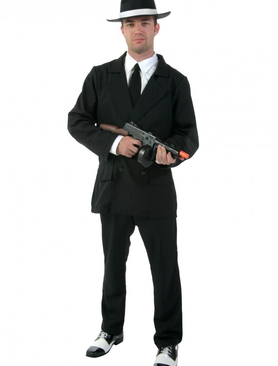 Deluxe Plus Size Gangster Costume buy now