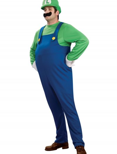Deluxe Plus Size Luigi Costume buy now