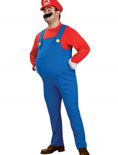 Deluxe Plus Size Mario Costume buy now