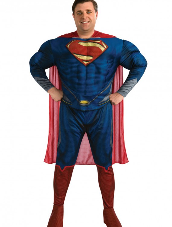 Deluxe Superman Plus Size Costume buy now