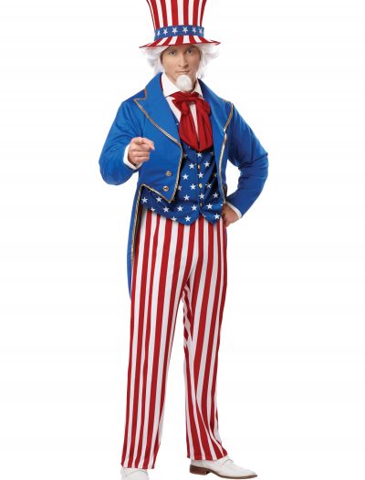 Mens Deluxe Uncle Sam Costume buy now