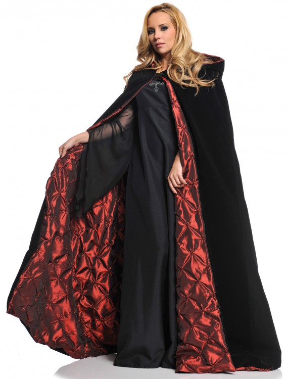 Deluxe Velvet Cape w/ Quilted Red Lining buy now