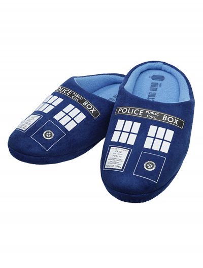 Doctor Who Tardis Slippers buy now