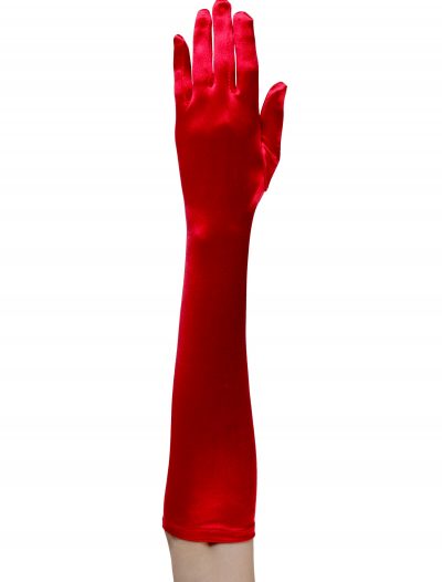 Elbow Length Red Gloves buy now