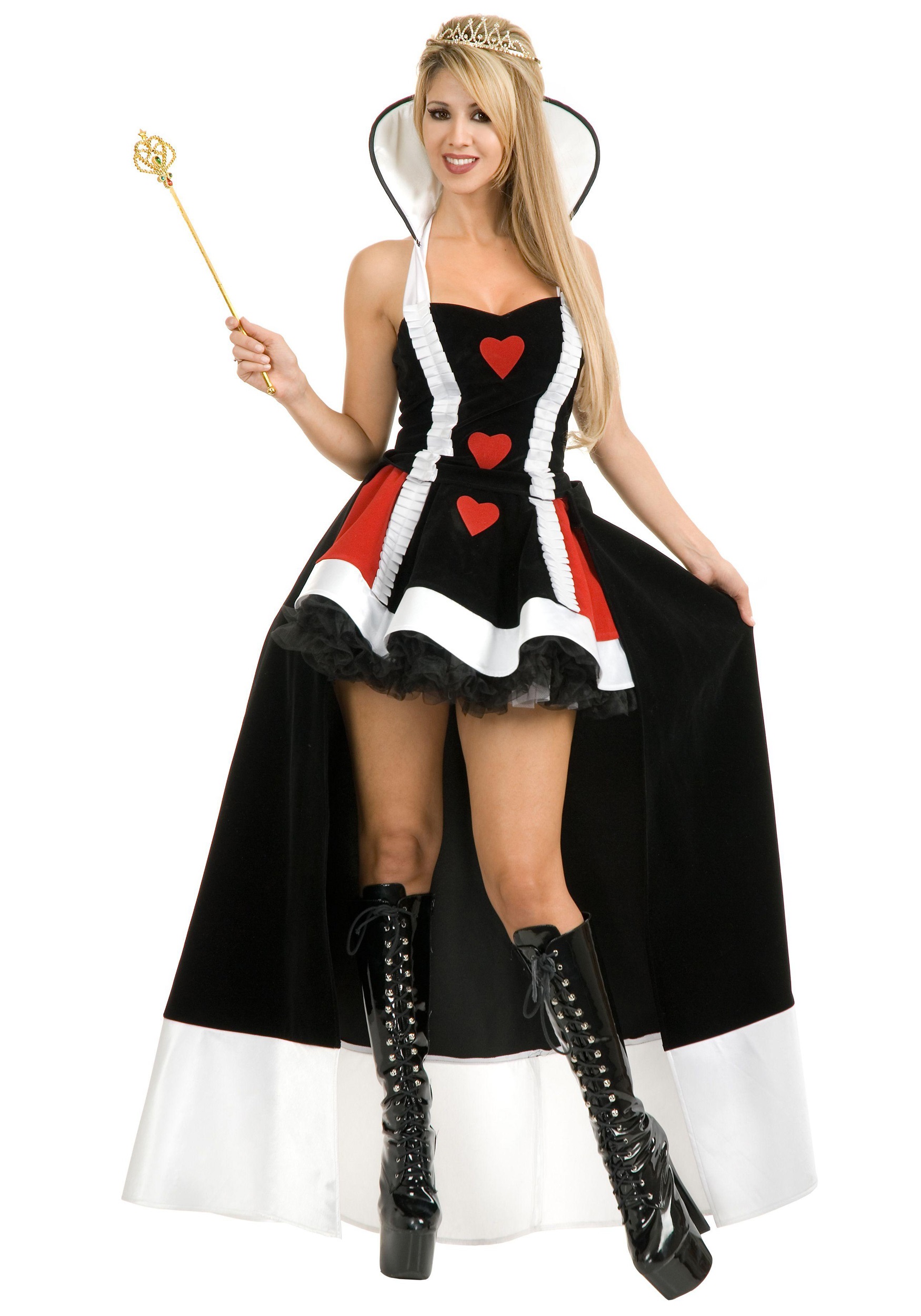 Enchanting Queen of Hearts Costume - Halloween Costumes.