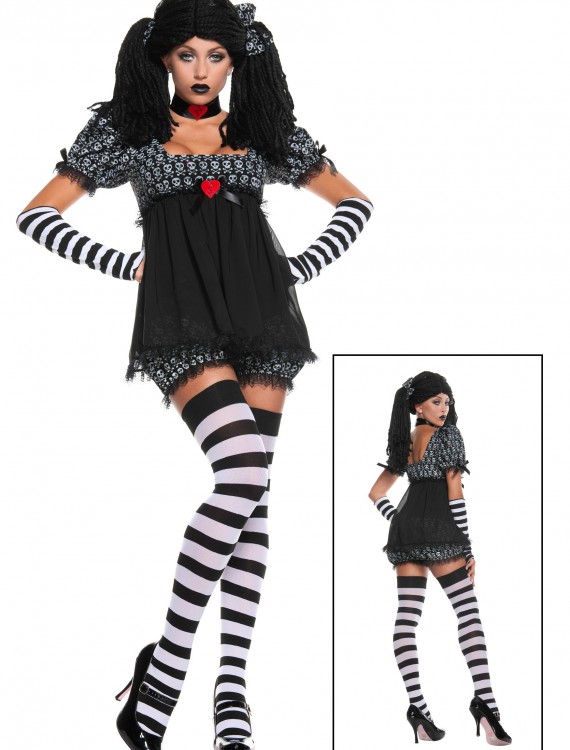 Exclusive Sexy Gothic Rag Doll Costume buy now