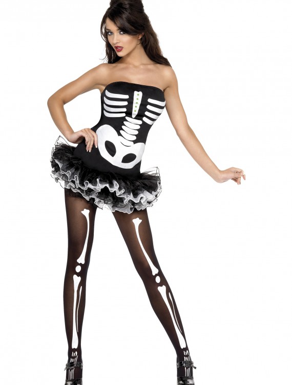 Womens Sexy Skeleton Costume buy now