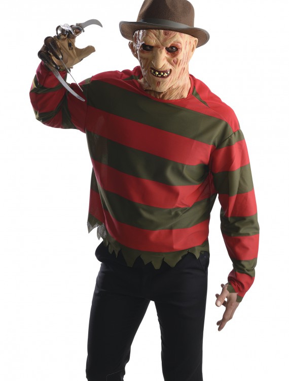 Adult Freddy Krueger Shirt w/ Mask buy now