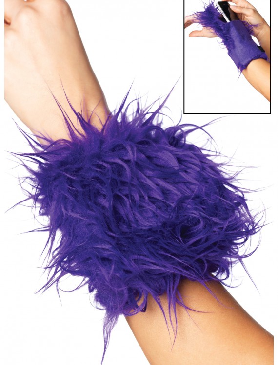 Furry Purple Wrist Wallet buy now