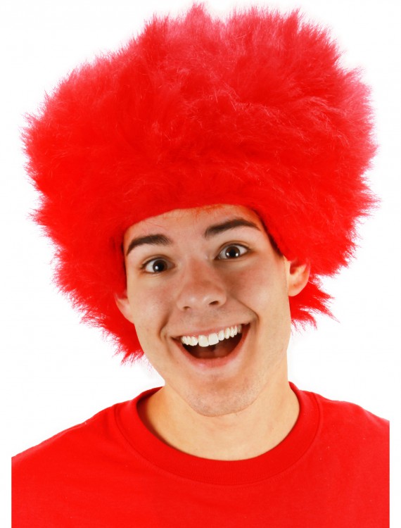 Fuzzy Red Wig buy now