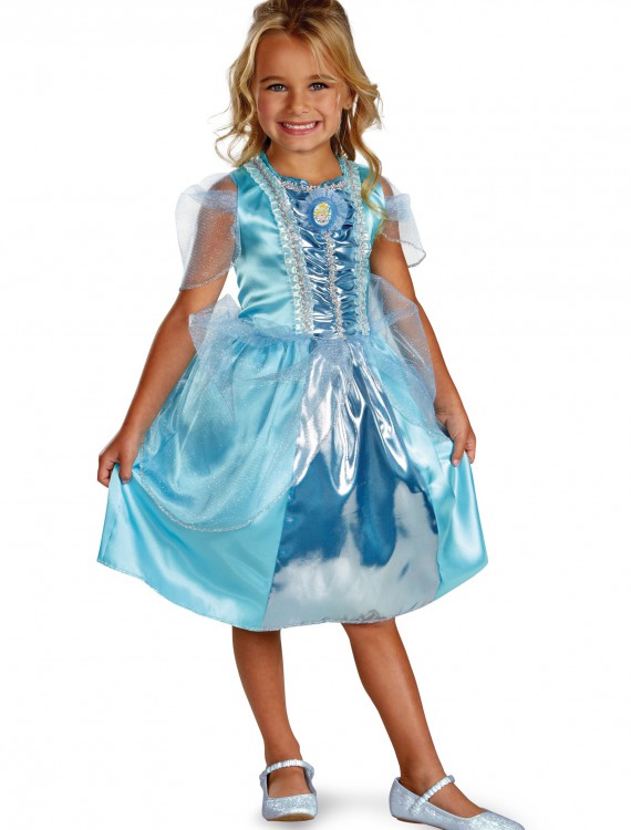 Girls Cinderella Sparkle Classic Costume buy now