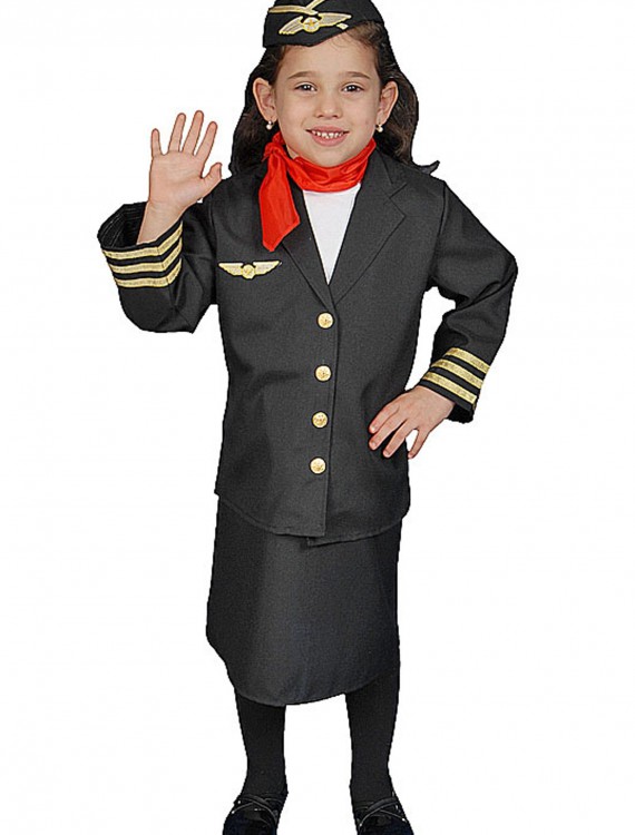 Girls Flight Attendant Costume buy now