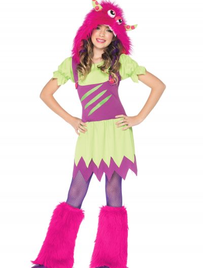 Girls Fuzzy Wuzzy Monster Costume buy now