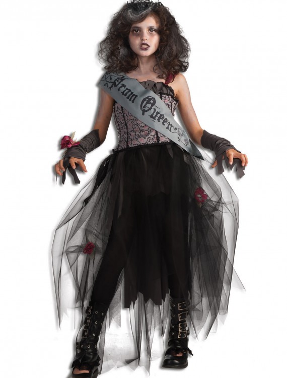 Girls Goth Prom Queen Costume buy now