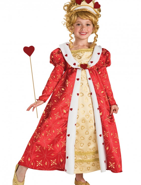 Girls Red Heart Princess Costume buy now