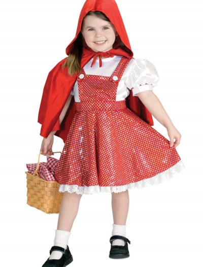 Girls Sequin Red Riding Hood Costume buy now
