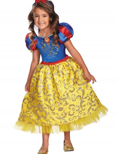 Girls Snow White Sparkle Deluxe Costume buy now