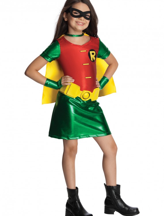 Girls Titans Robin Costume buy now