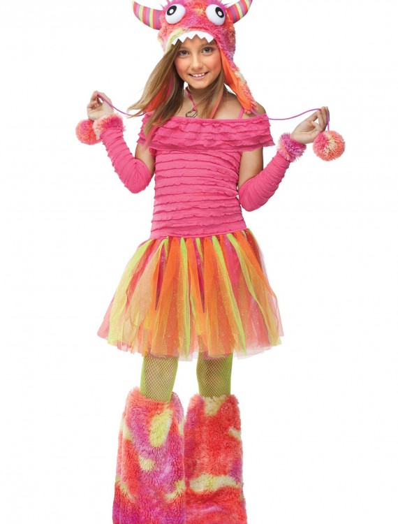 Girls Wild Child Monster Costume buy now