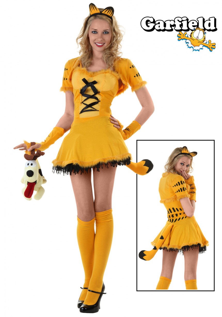 Garfield Halloween Costume
 Girly Garfield Costume Halloween Costumes