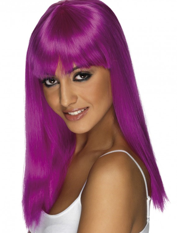 Glamourama Neon Purple Wig buy now