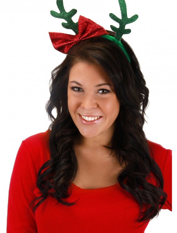 Glitter Antlers with Bow buy now