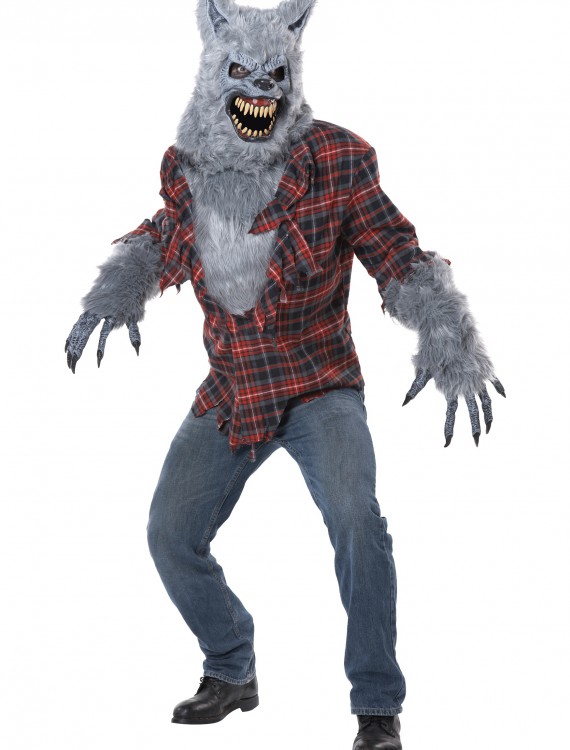 Adult Gray Lycan Werewolf Costume buy now