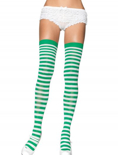 Green and White Nylon Stockings buy now