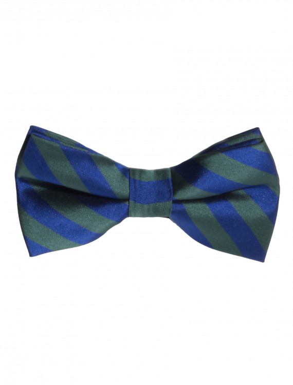 Green/Blue Striped Bow Tie buy now