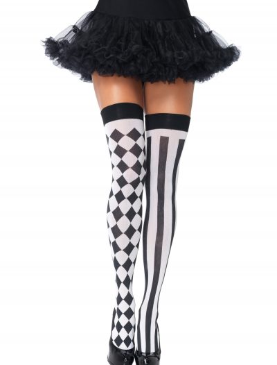 Harlequin Thigh High Stockings buy now