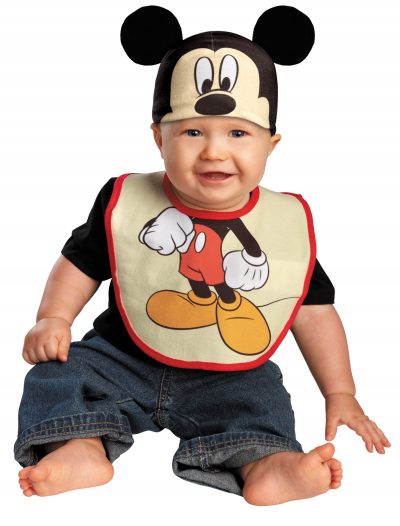 Infant Mickey Mouse Hat and Bib Set buy now