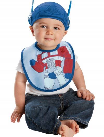 Infant Optimus Prime Hat and Bib Set buy now