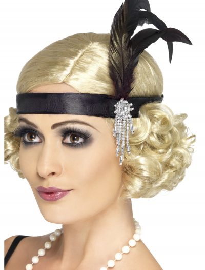 Jeweled Black Flapper Headband buy now